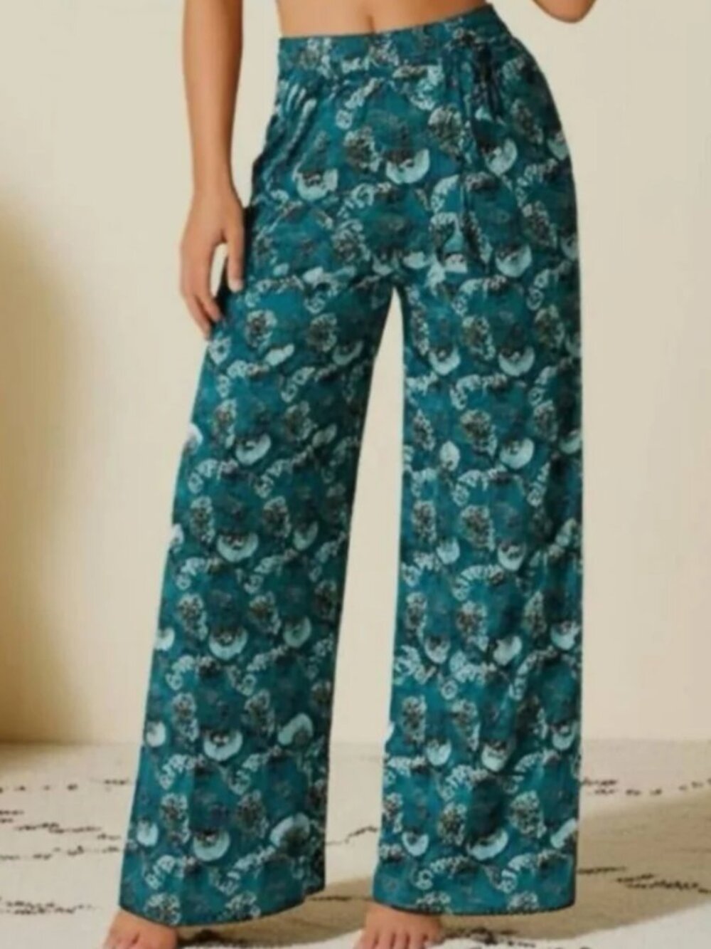 NWT Band of the Free Elise Pants in Turquoise Bloom